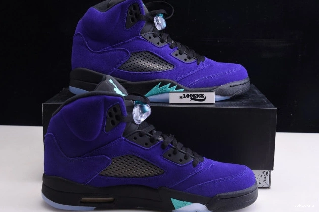 Rep TBK Grape Alternate Retro Jordan 136027-500 5 Air 0807